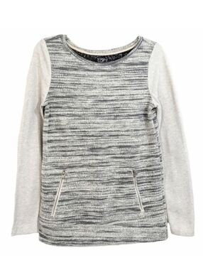 Ann Taylor LOFT Marled Zipper Pocket Sweatshirt - Size XS Womens